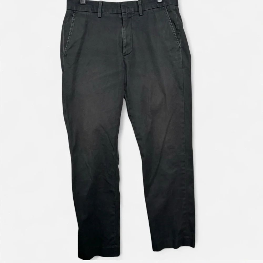 J. Crew Chino Men’s Slim Pants 30x30 Straight‎ Leg Preppy Skate Black Faded